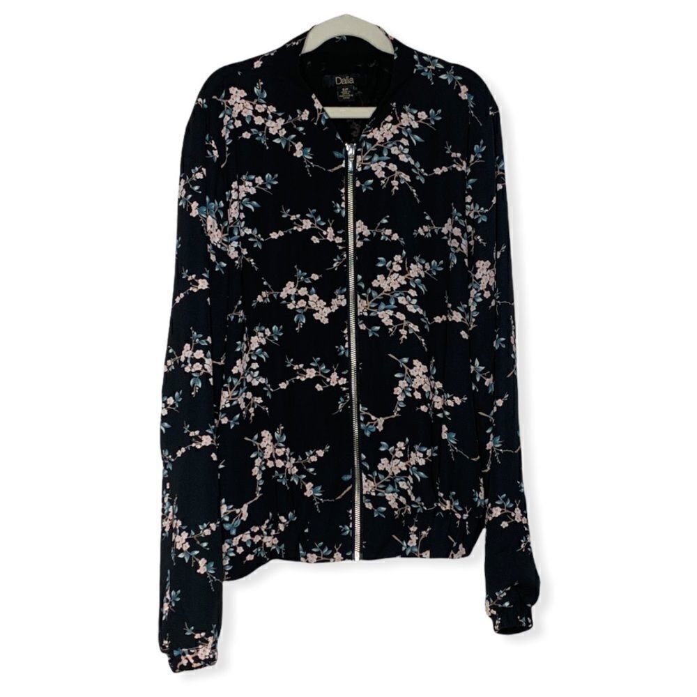 Dahlia Satin Bomber